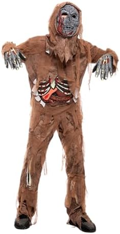 Spooktacular Creations Swamp Deluxe Skeleton Living Dead Zombie Costume for Halloween Kids Monster Role-Playing