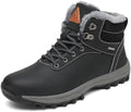 Mishansha Men's Waterproof Snow Boots, Insulated Winter Hiking Boots