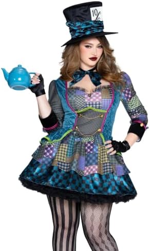 Leg Avenue Charming Mad Hatter Costume Plus Size