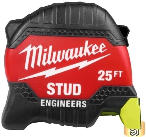 Milwaukee Electric - 25FT Stud Tape Measure with Engineers Scale