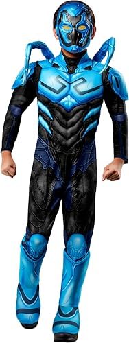 Rubies DC Blue Beetle: Blue Beetle Costume for Kids, Boy's Large
