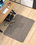Blvornl Office Chair Mat for Hardwood Floor, 50"*63" Desk Computer Chair Mat for Hard Wood, Large Anti-Slip Hard Floor Protector for Rolling Chair, PVC Desk Rug for Office Dark Brown