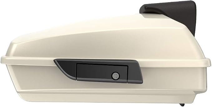 Advanblack Road Glide Tour Trunk Pack Morocco Gold Pearl Razor Tour Trunk Pack Backrest Pad for '97-'25 Harley Touring Road King Street Glide Electra Glide CVO models