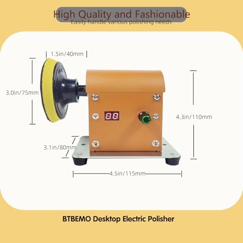 Electric Resin Polishing Machine, Resin Sanding and Polishing Kit, 100W Adjustable Speed&Low Noise with 28 PCS Wet and Dry dual-use Sandpaper for Wood, Jewel, and Metal Polishing,DIY Crafts