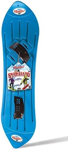 The Original Geospace Sledsterz Kids Beginner Snowboard for Winter Fun on Snow, with Adjustable Step-in Bindings; for Kids Between 4 to 12 Years Old