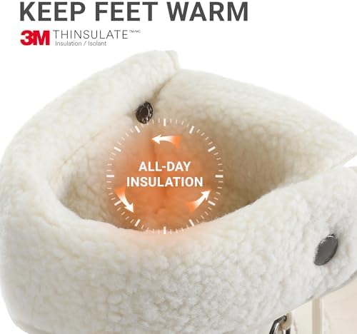 DREAM PAIRS Women's Mid Calf Winter Snow Boots