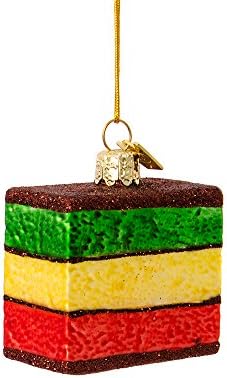 Kurt Adler Noble Gems Cookie Glass Ornament Set, 6-Piece Box Set