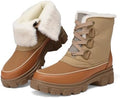 DREAM PAIRS Women’s Lace Up Ankle Snow Boots