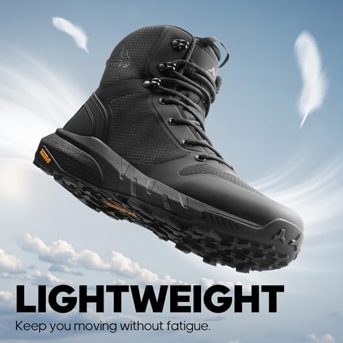 NORTIV 8 Men's Military Tactical Boot Zipper Lightweight