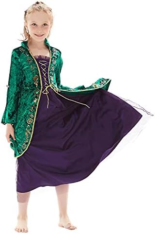 Kids Sarah Sanderson Costume Winifred Sanderson Halloween Witch Cosplay