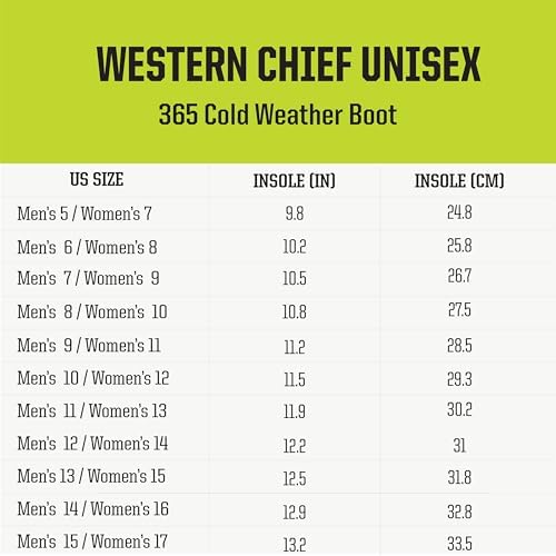Western Chief Unisex 365 Neoprene Cold Weather Boots for Men and Women