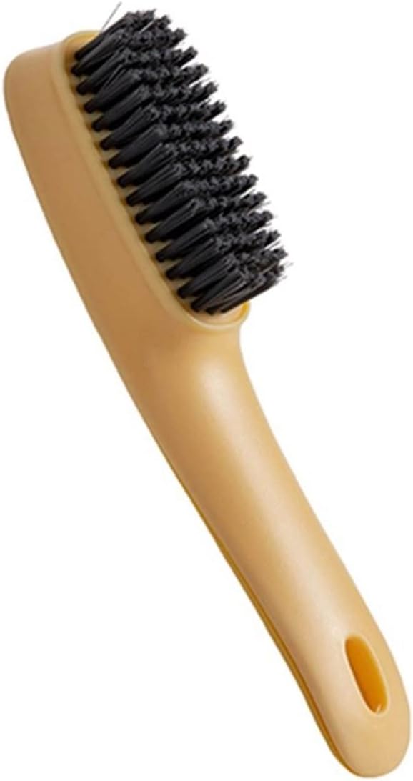 Cute Portable Comfortable Clothes Laundry Grip Cleaner Shoes Scrubbing Brush Scrubber Cleaning Tool (Color : Yellow)