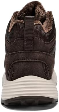 Winter Boots for Men and Women, Warm Fur-Lined Snow Boots with Slip-Resistant Outsole, High-Top Hiking Boots for Outdoor Walking and Cold Weather