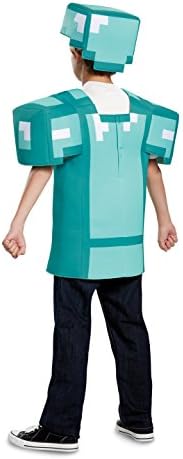 Disguise Armor Classic Minecraft Costume, Blue, Large (10-12)
