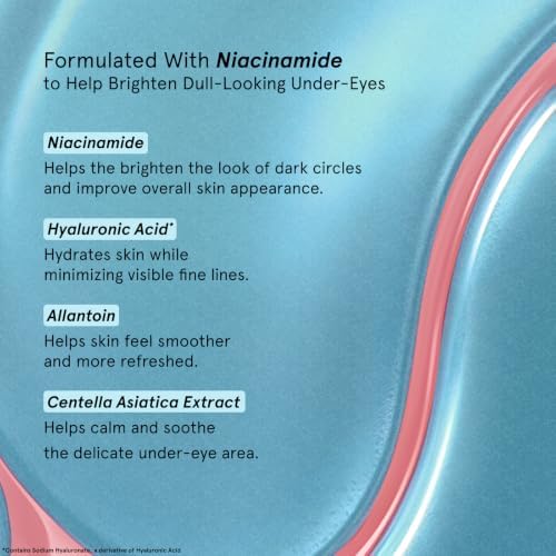 grace & stella Award Winning Under Eye Mask Reduce Dark Circles, Puffy Eyes, Undereye Bags, Wrinkles, Gel Under Eye Patches, New Mom Gifts - Vegan Self Care (48 Pairs, Blue)