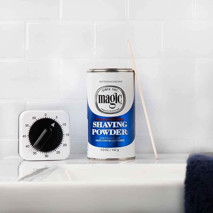 Magic Shaving Powder Blue Regular Strength 5 oz (Pack of 5)
