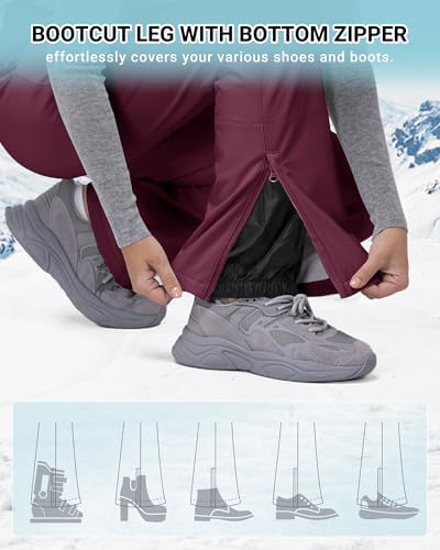 33,000ft Women's Snow Pants Ski Insulated Snowboard Winter Waterproof Warm