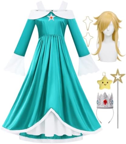 Royal Princess Costume Women Adult Halloween Dress with Accessories Set