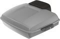 Advanblack Road Glide Tour Trunk Pack Dark Billiard Gray Razor Tour Trunk Pack Backrest Pad for '97-'26 Harley Touring Road King Street Glide Electra Glide CVO models