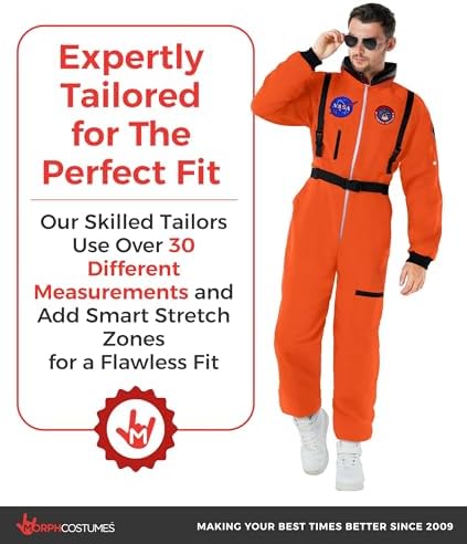 Morph, Astronaut Costume Men, Space Suit, Halloween Costumes for Men