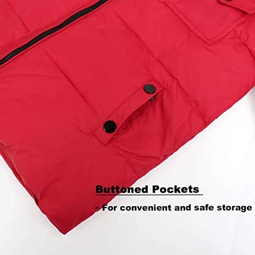 JiAmy Kids 2-Piece Snowsuit Puffer Jacket and Snow Pants