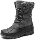 DREAM PAIRS Women's Mid Calf Winter Snow Boots
