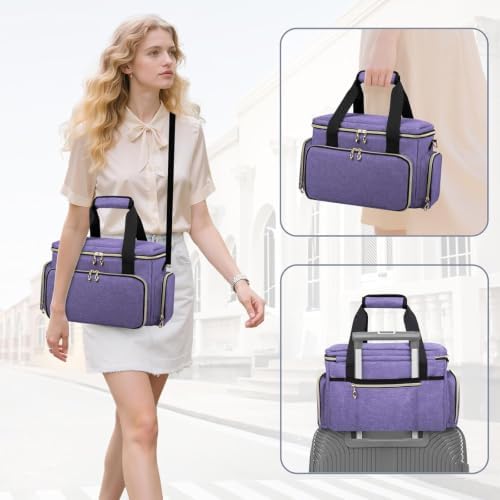 GDNasist Large Makeup Bag, Portable Travel Makeup Bag Organizer