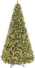 Yaheetech 12ft Pre-lit Christmas Tree with 1500 Warm White Lights, Green