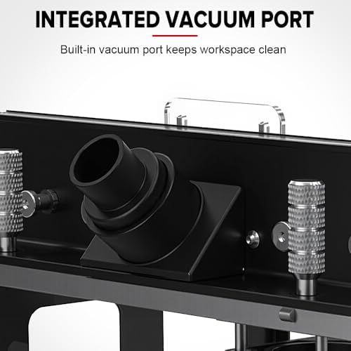 Bench Top Router Table, Full Size Portable Router Table, Workshop Table Router, Workbench Accessory (Black, Imperial)