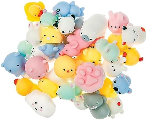 JA-RU Squeesh Yum Mystery Lollipop - Mini Mochi Squishy Animals 3336-12s