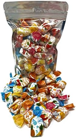 Fruit Filled Hard Candy Bon Bons, Strawberry Cherry Pineapple Lemon, 16 Oz