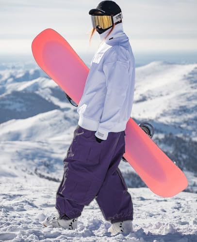 Mens Baggy Cargo Ski Pants Super Baggy Snowboard Snow Pant Women Insulated Loose Pant Sports Waterproof