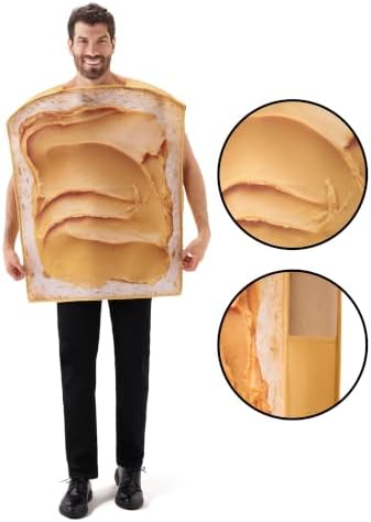 Spooktacular Creations Peanut Butter and Jelly Costume, Halloween Adult Couple Costume for Halloween