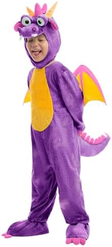 Spooktacular Creations Halloween Toddler Dragon Costume, Dinosaur Costume kids with Wings for Baby Halloween Dress Up Party
