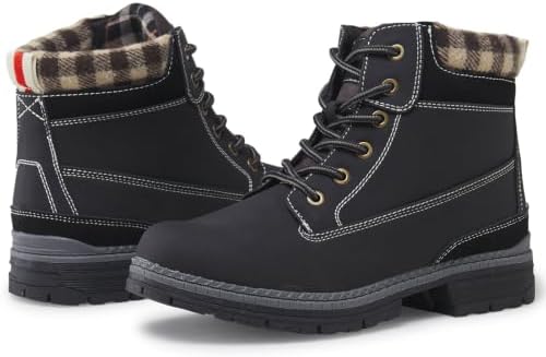COTTIMO Women's Waterproof Hiking Snow Winter Boots
