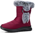 SHIBEVER Warm Winter Boots for Women: Snow Comfortable Casual Walking Boot