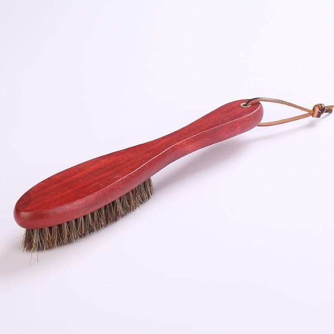 Long Handle Brush with Rope Soft Bristle Shoe Brush Bed Brush Polishing Shoe Oil Brush Scrub Turning Brush