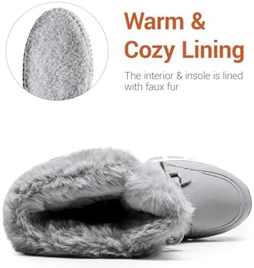 DREAM PAIRS Waterproof Winter Snow Boots for Women