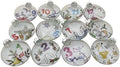 12ct Clear 'The Twelve Days of Christmas' Glass Disc Ornaments 3"