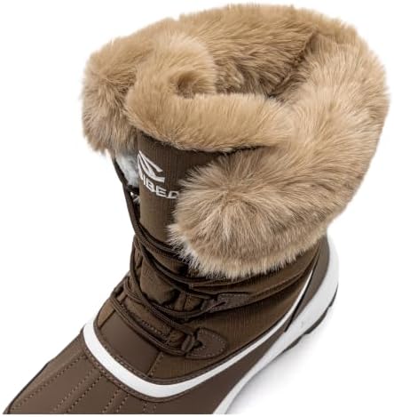 HOBIBEAR Women's Winter Snow Boots Warm Faux Fur