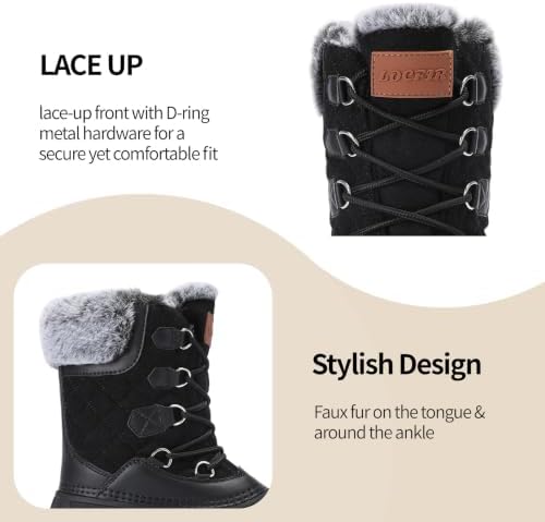 Women Winter Snow Boots | Waterproof Shell | Warm Duck Boots