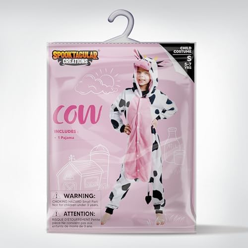 Spooktacular Creations Halloween Animal Costume Kids, Animal Jumpsuit for Toddler Halloween Dress Up Costume Party