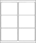 9527 Product 6-UP Shipping Labels, 3-1/3" x 4" Address Labels 150 Labels, 25 Sheets CompatibleLaser & Inkjet Jet (25 Sheets)