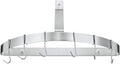 Cuisinart Chef's Classic Half-Circle Wall-Mount Pot Rack, Brushed Stainless