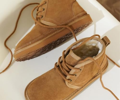 Project Cloud 100% Genuine Leather Ankle Boots for Women Chukka Booties