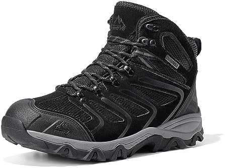 NORTIV 8 Men's Ankle High Waterproof Hiking Boots