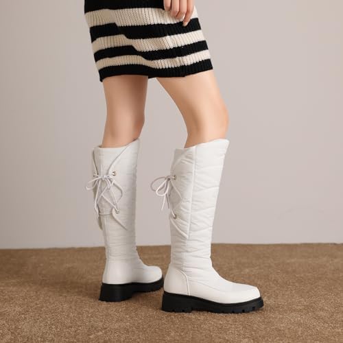 Women's Snow Boots Knee High Warm Winter Shoes