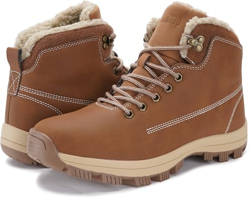 WHITIN Men's Waterproof Cold-Weather Snow Boots M605