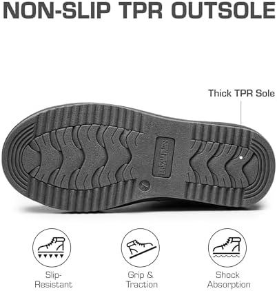 DREAM PAIRS Women's Shorty-New Mid Calf Winter Snow Boots