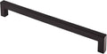 khtumeware 1 Pack 12 Inch Appliance Pull Matte Black Square Cabinet Handles Solid Heavy Long Large Drawer Pulls Kitchen Cabinet Hardware Kitchen Handle